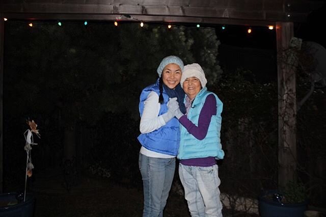 &ldquo;This photo was taken the night before as a post to fly back to Hawaii to finish my second semester of freshman year. I have spent so much time distancing myself from my mom because things were so different from when I had left them the summer 