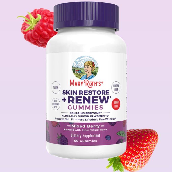 MaryRuth’s Skin Restore + Renew Gummies | use code JILLIANSTELLA for a discount