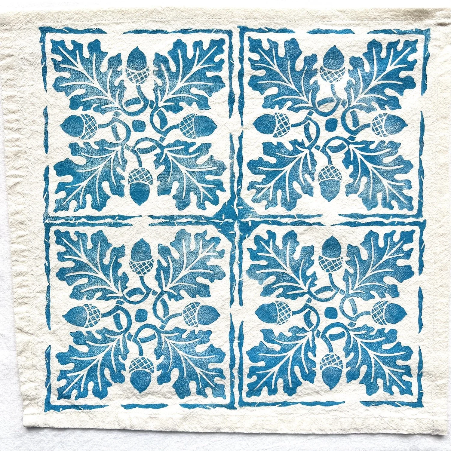 oak acorn cotton cloth napkins