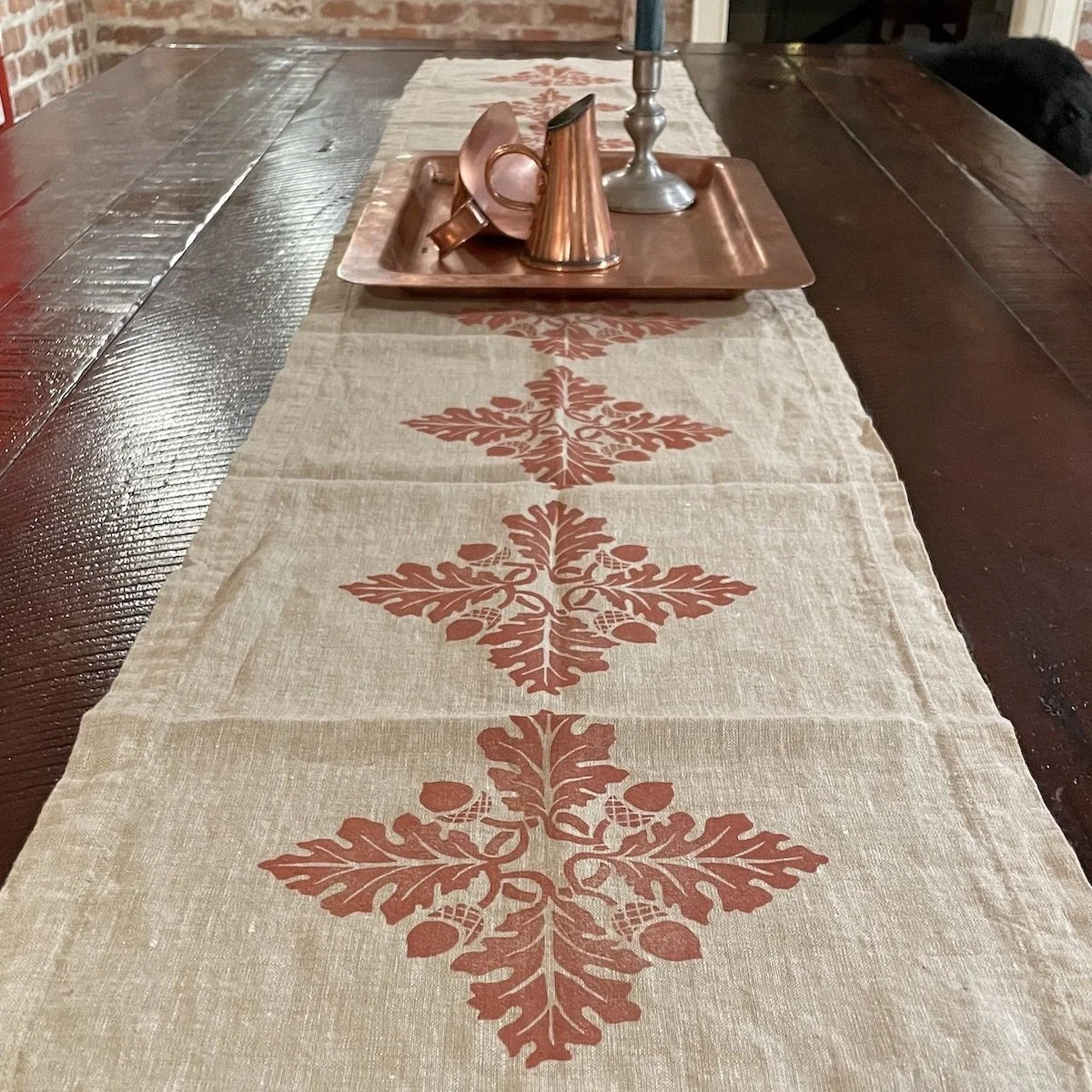 Runner on Linen