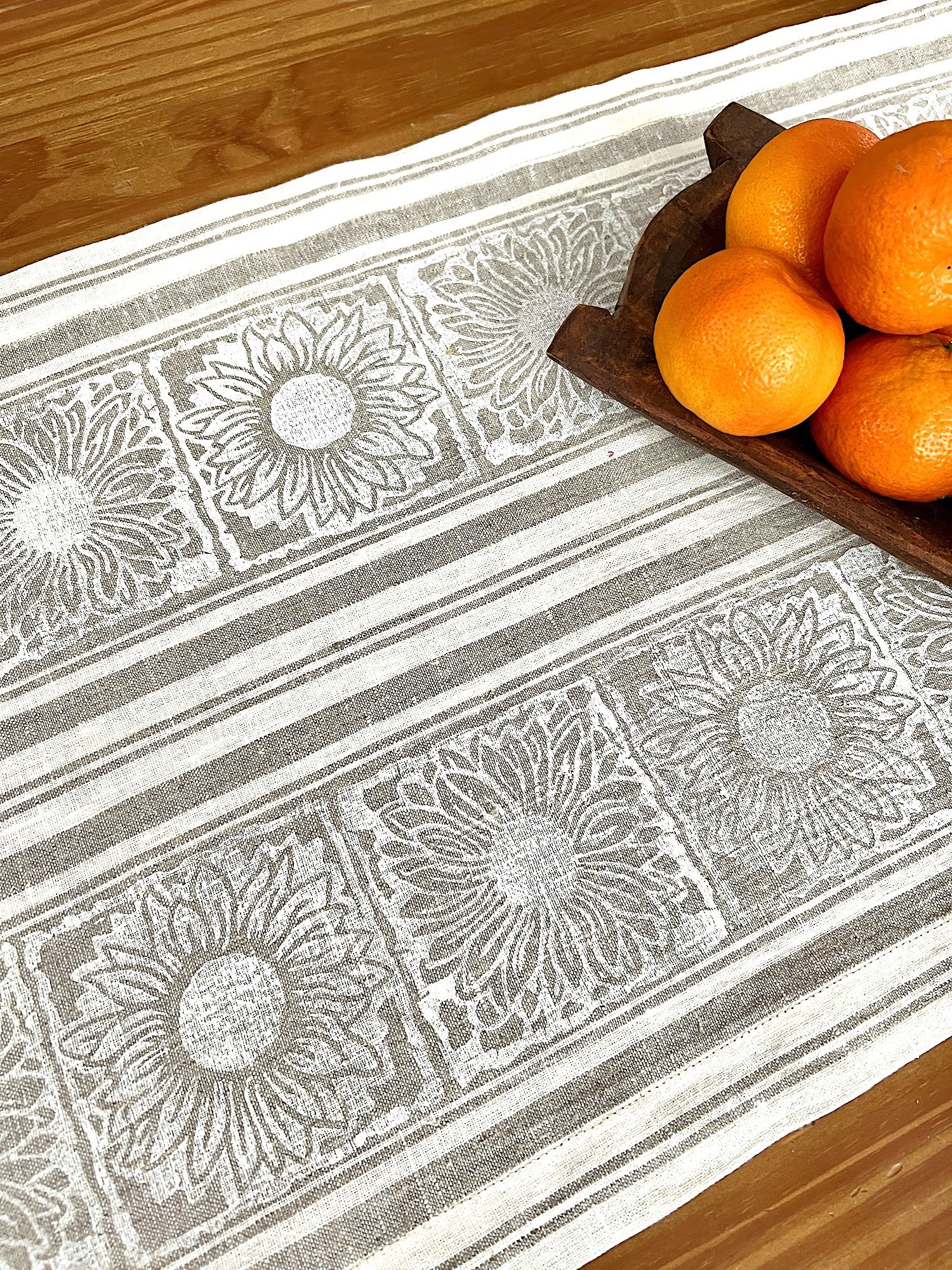 Stripes+Sunflowers Mini-Runner