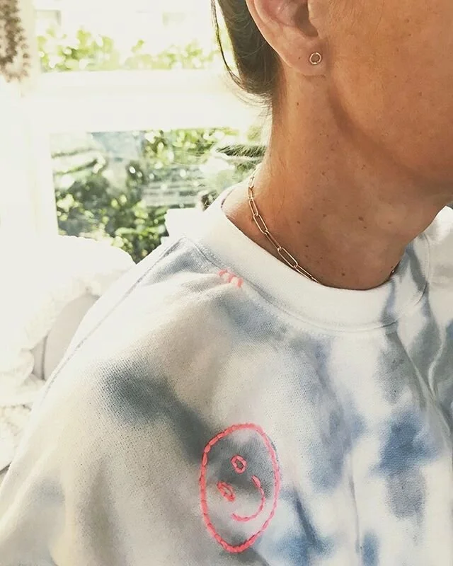 Giveaway CLOSED!!! MONDAY GIVEAWAY!
Win a pair of 14k gold circle of love studs 💗and a tie dye sweatshirt 😃
How to enter:
&bull;like this photo &bull;tag 3 friends
&bull;follow @whitneybeads and @lextees 
Winner will he announced tonight at 9pm💕