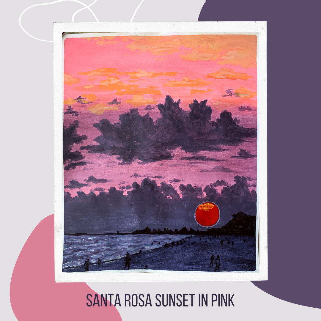 Santa Rosa Sunset in Pink