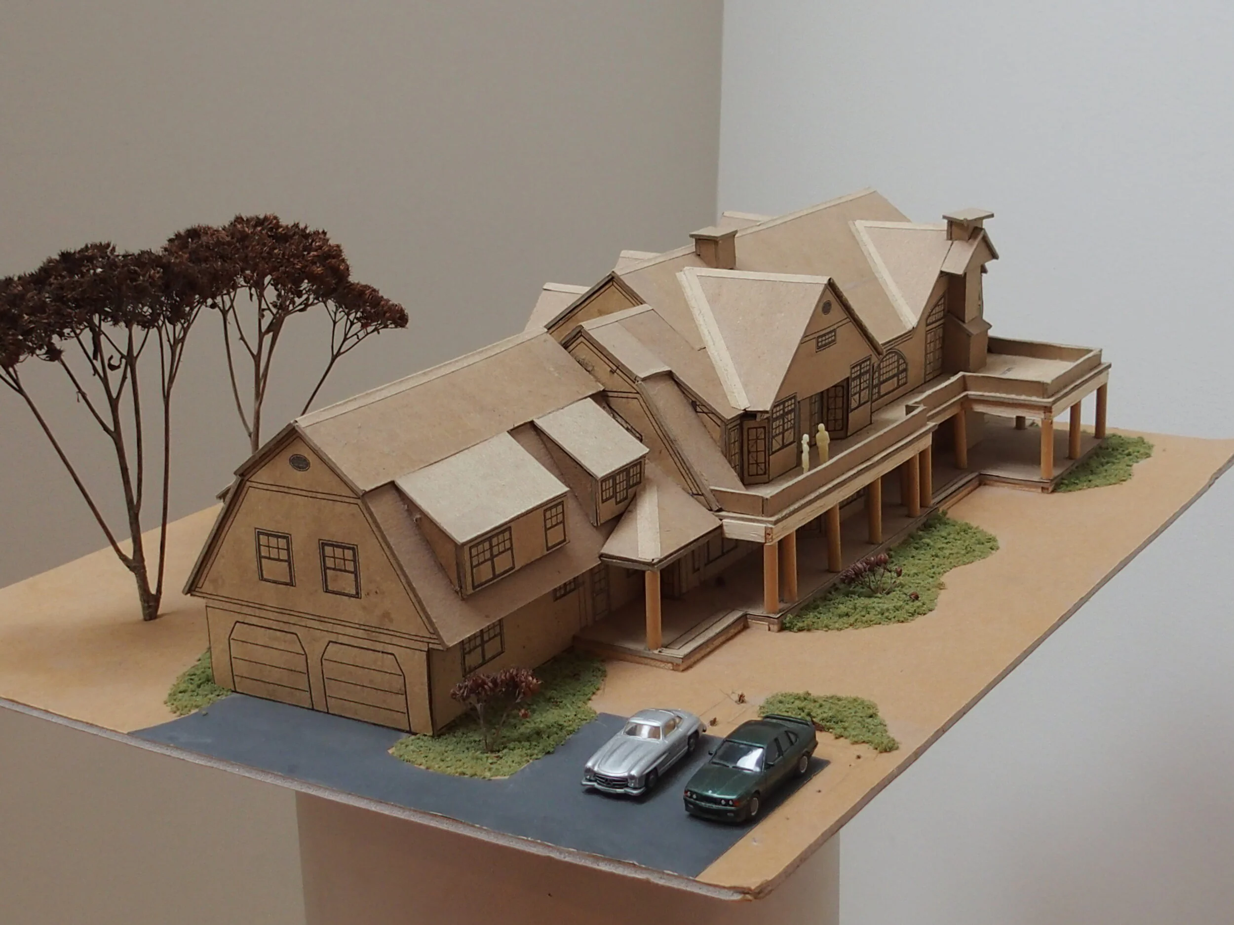 model of Hamptons home design by Hamptons architect Ernest Schieferstein