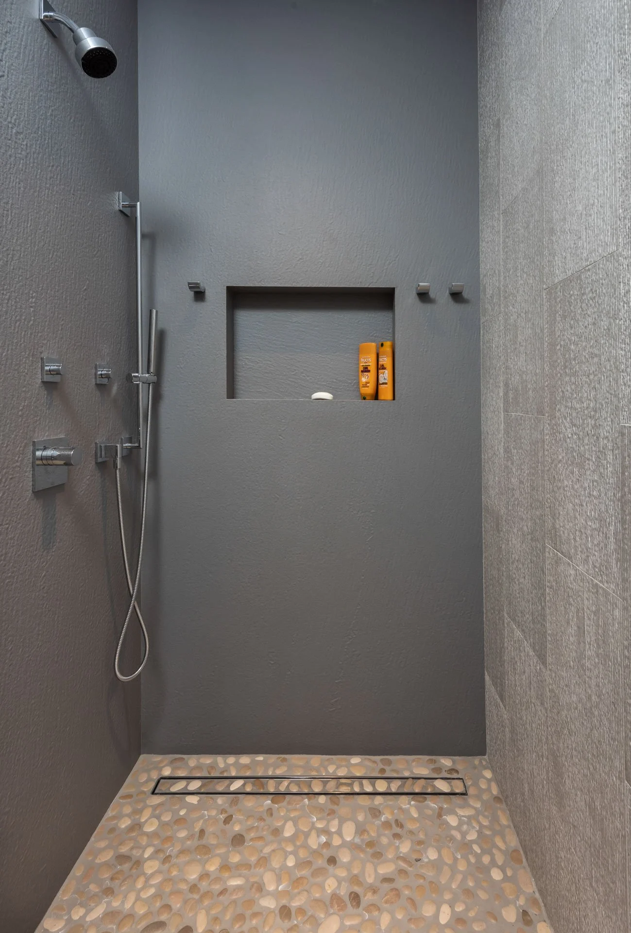 shower in modern home designed by ernest schieferstein a hamptons architect