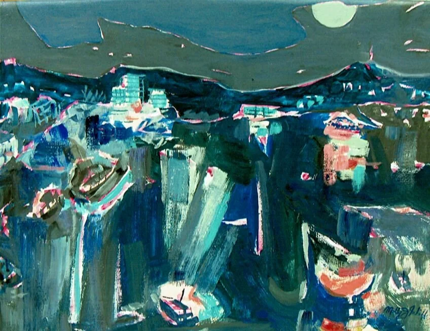 Acapulco Moon 2 Oil,  20  x 22.jpg