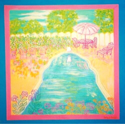 Garden Pool, Acrylic, 36 x 36.jpg