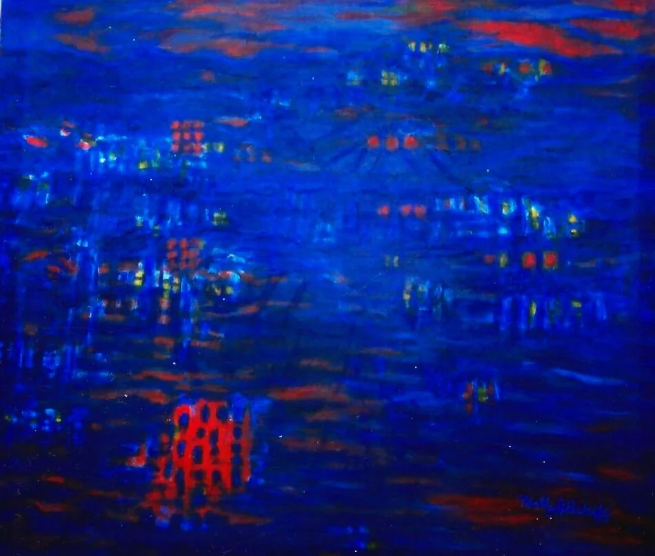 Nite Scape Inspirations, Acrylic on Canvas, 29 x 33.jpg
