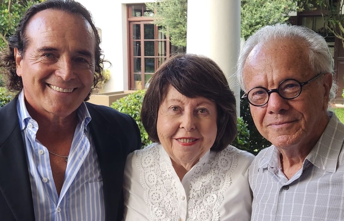 Graham Britz, Natalie Knight & David Krut in March 2025
