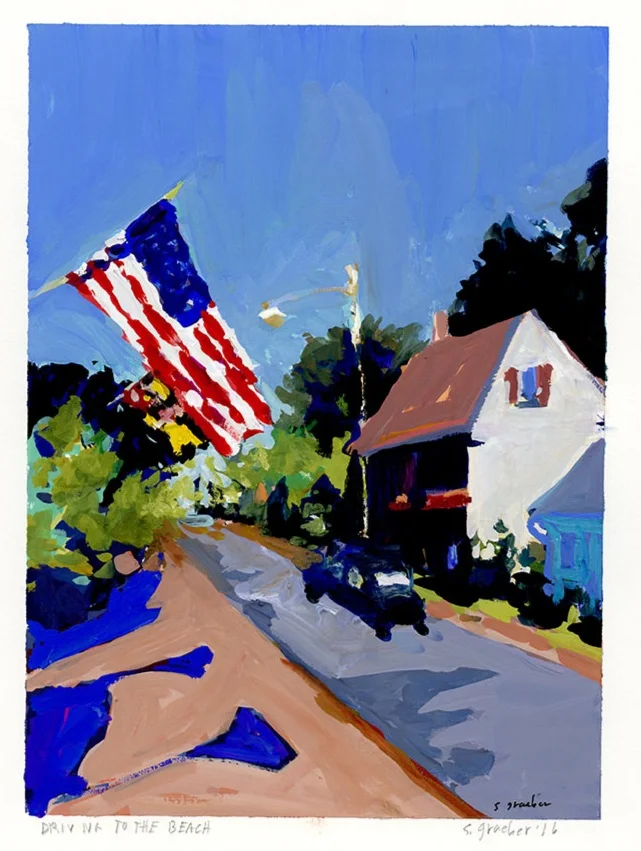 Driving to the Beach