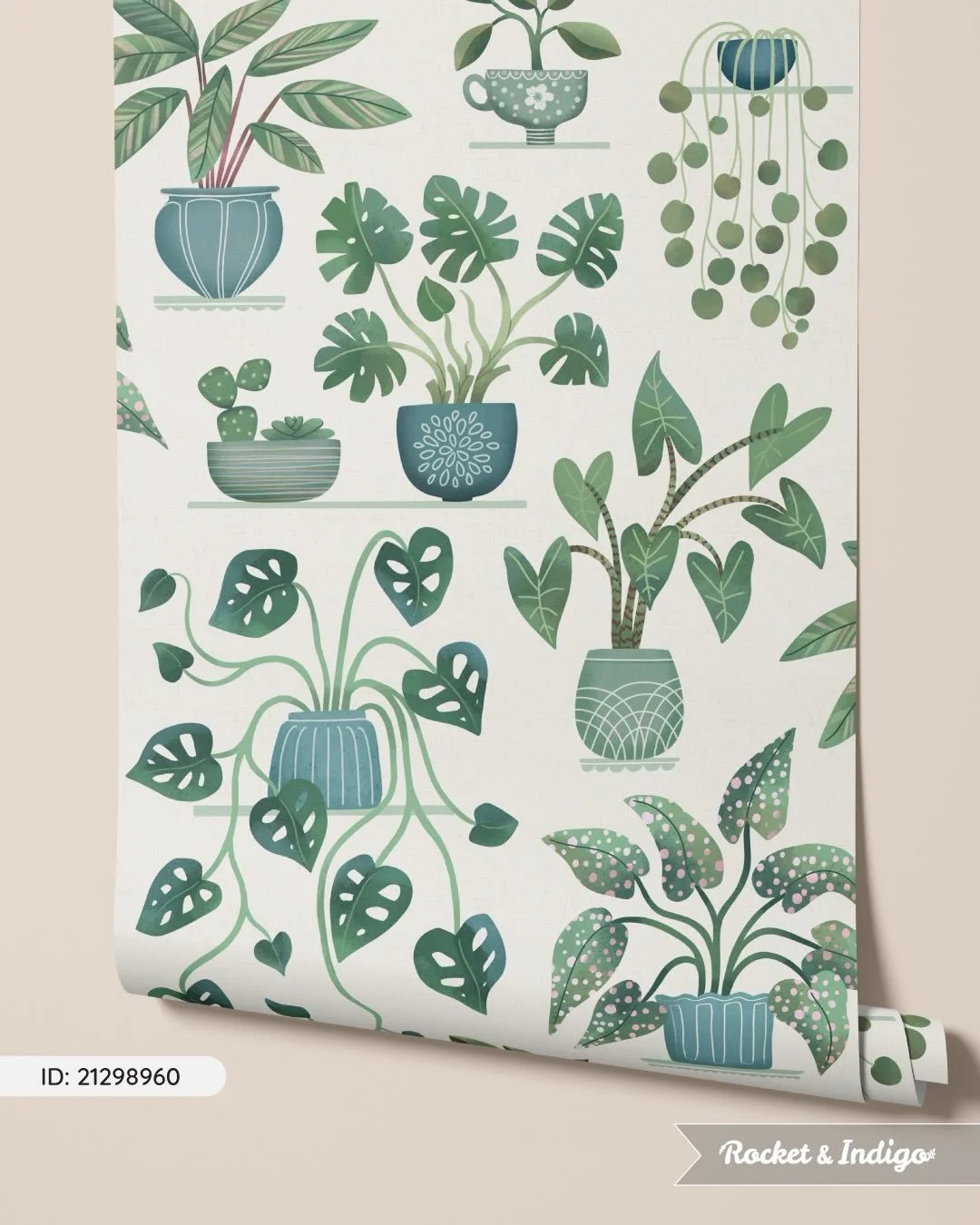 Leafy vibes only 🌱🪴💚

Plant Shelves is a new design for my Botanical Living collection now at Spoonflower.com/collections/1451475

#Houseplants #BotanicalStyle #plantlovinghome