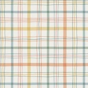 Picnic Blanket Plaid - Summer Mix - Cottagecore Checkered Lines by Rocket & Indigo