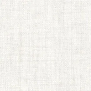 Linen Look With Weave - Cloud White - Classic Textured Solid by Rocket & Indigo