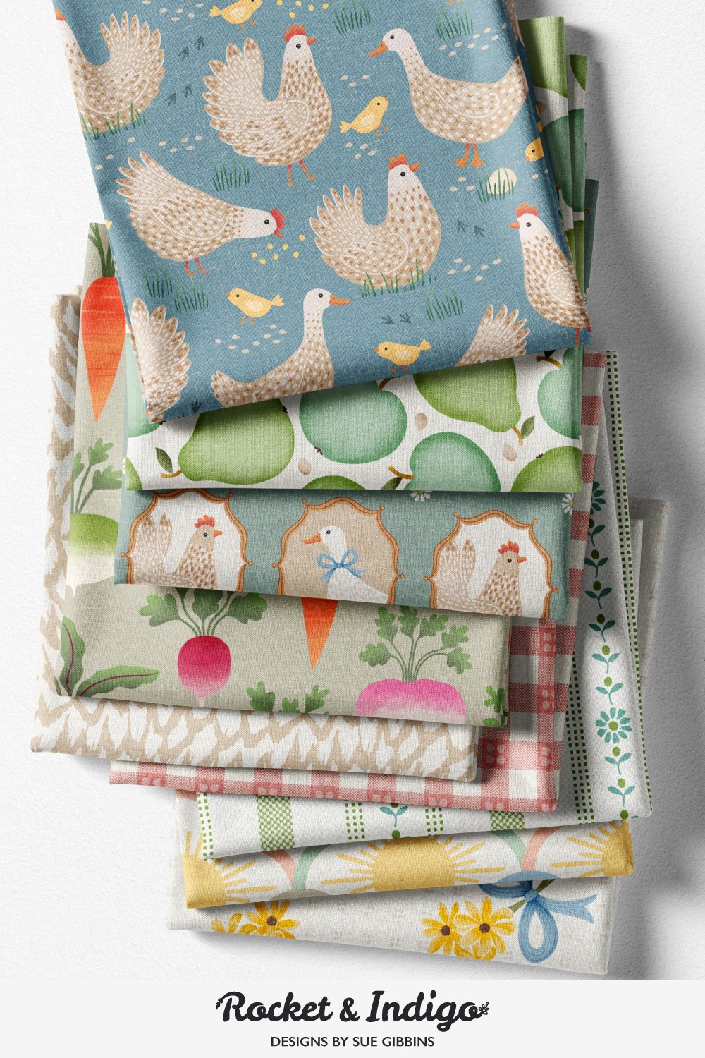 Field & Feather Collection fabrics by Rocket & Indigo