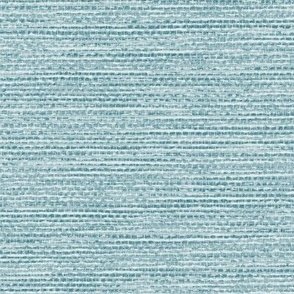 Grasscloth Print - Blue Green - Solid Color with Faux Texture by Rocket & Indigo