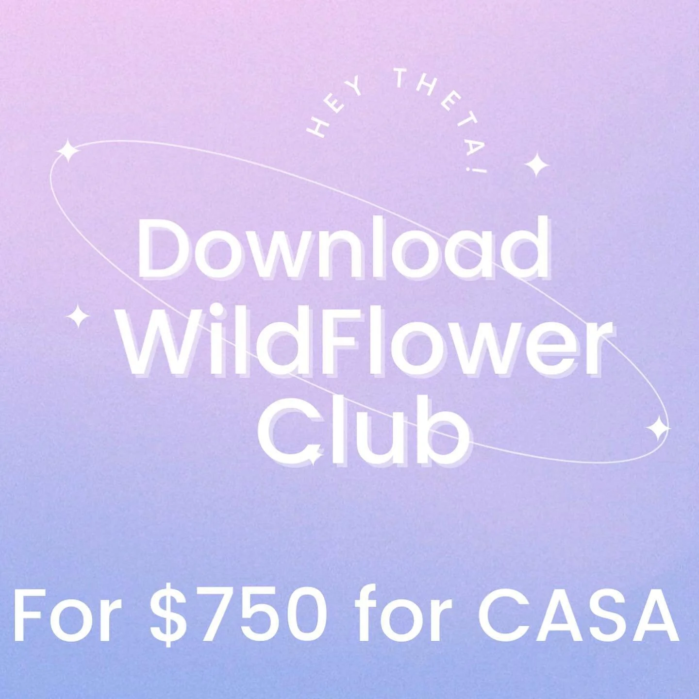 Hey @bouldertheta !! We loved speaking with you yesterday. 🥳 As we promised, we are willing to donate up to $750 towards CASA if you check into the Theta event on WildFlower. Swipe to see how and you have until Thursday!!! Good luck. 🤠 ( you do not