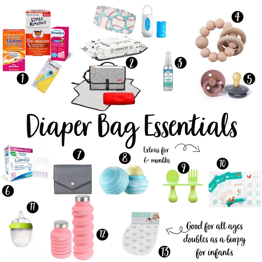 Diaper Bag Essentials: What's in My Diaper Bag? - maed