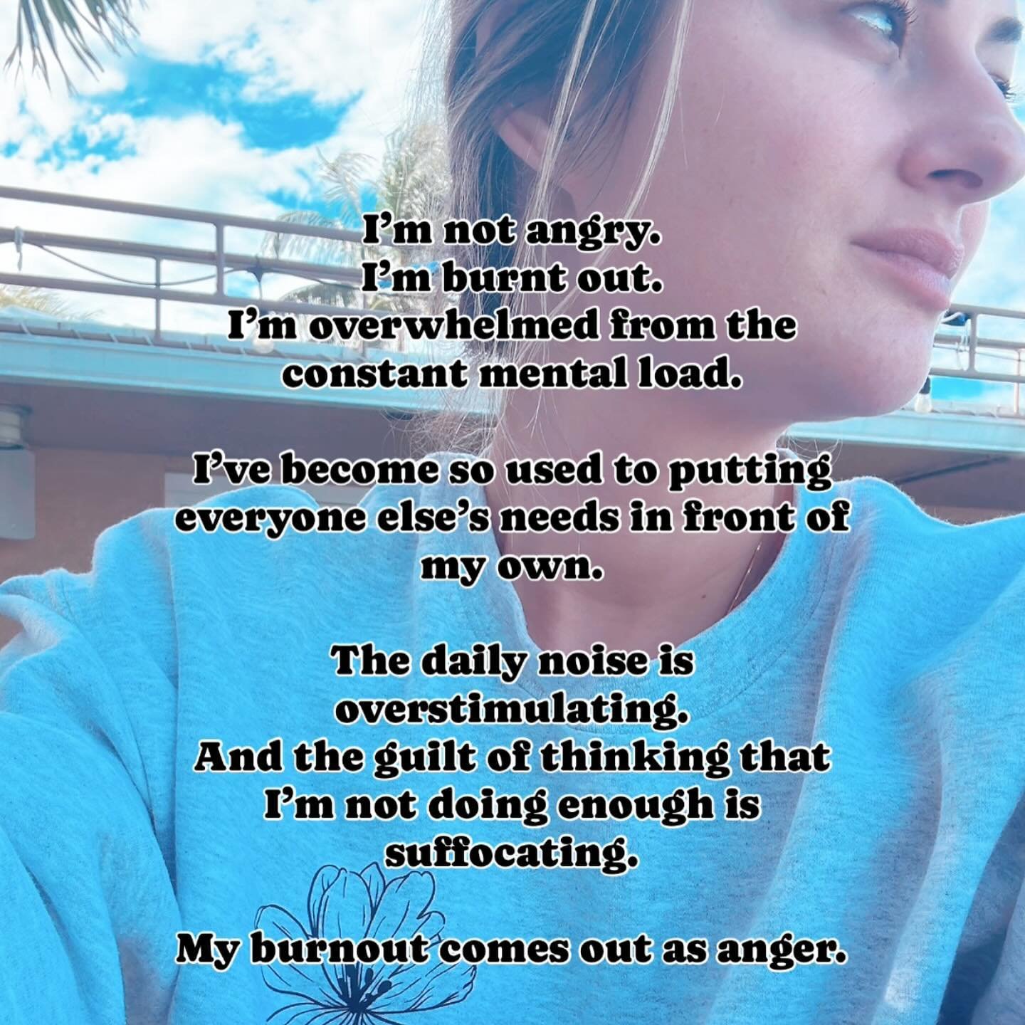 Burnout can manifest as anger- at least for me it does. And it also exacerbates my anxiety. 

I&rsquo;m recognizing it and working on it.
It&rsquo;s definitely a work in progress.
I never knew how tough regulating my emotions would be; especially whe