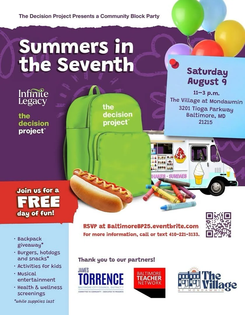 The Summers in the 7th Block Party is happening at 11AM! Come out for a day full of fun, wellness, and community vibes. 🎒

✅ FREE musical performances
✅ Health screenings
✅ Haircuts
✅ Food
✅ Backpack giveaways
&hellip; and so much more!

📍 The Vill