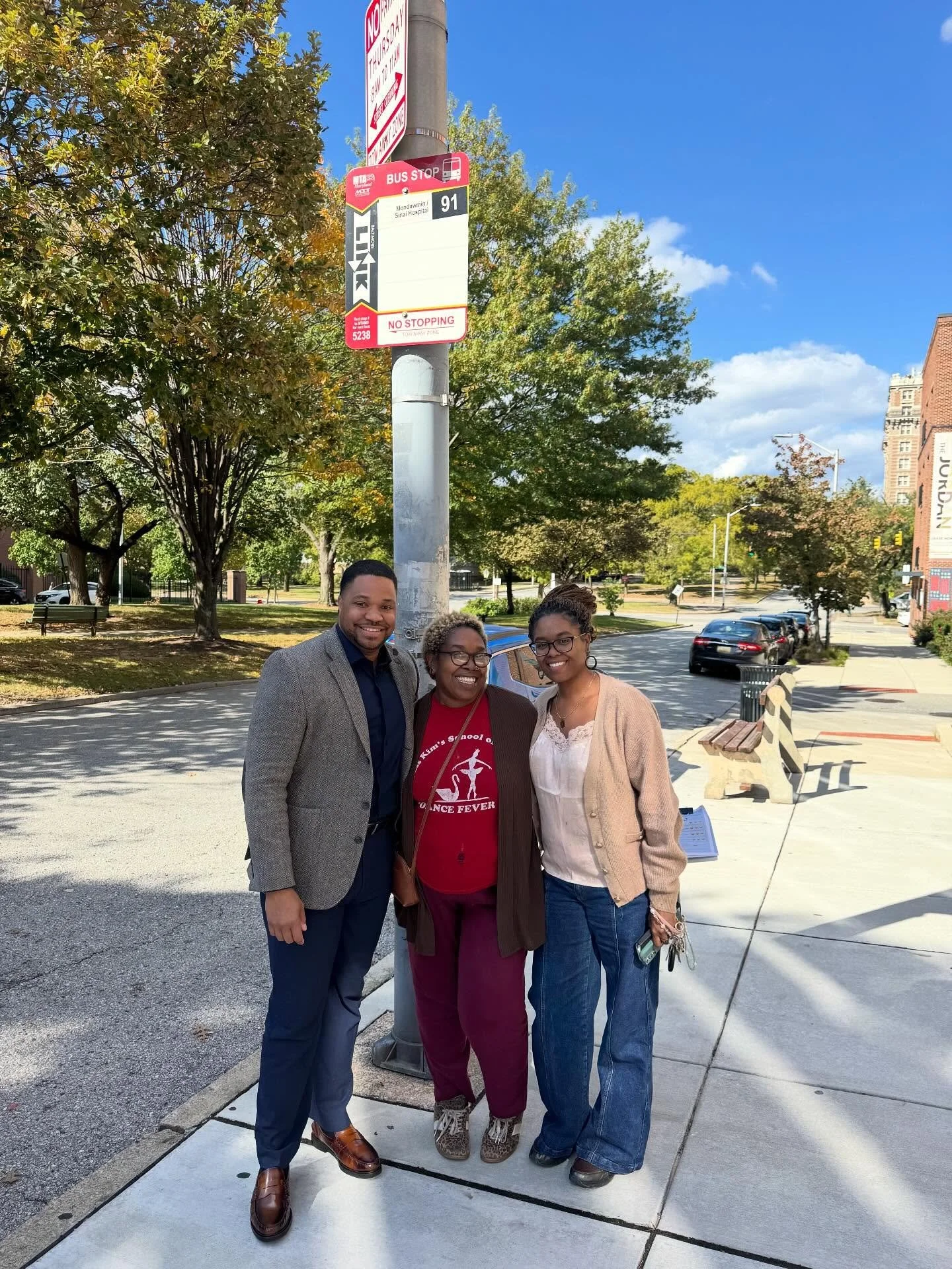 Joined the No Boundaries Coalition for the #PutYourSeatWhereYourMouthIs challenge, taking the same bus route many young people use to reach Druid Hill Park for summer engagement and recreation. A 1-mile walk after the bus was a reminder that real acc