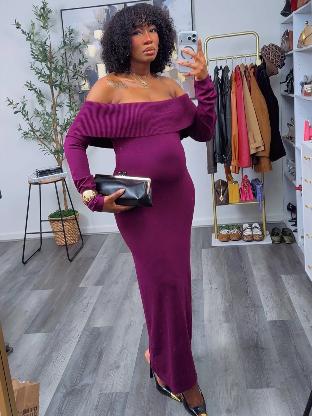 She&rsquo;s a fine gal carrying an even finer baby girl🤗🥹🎀 

Comment SHOP or NEED for links to this look. 

Some of you guessed correctly the gender of the baby based on the fact that she tore my butt up with morning sickness. She made sure I was 