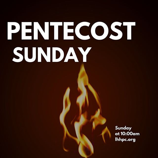 Tomorrow is Pentecost Sunday! Anthony is preaching, you won&rsquo;t want to miss it!