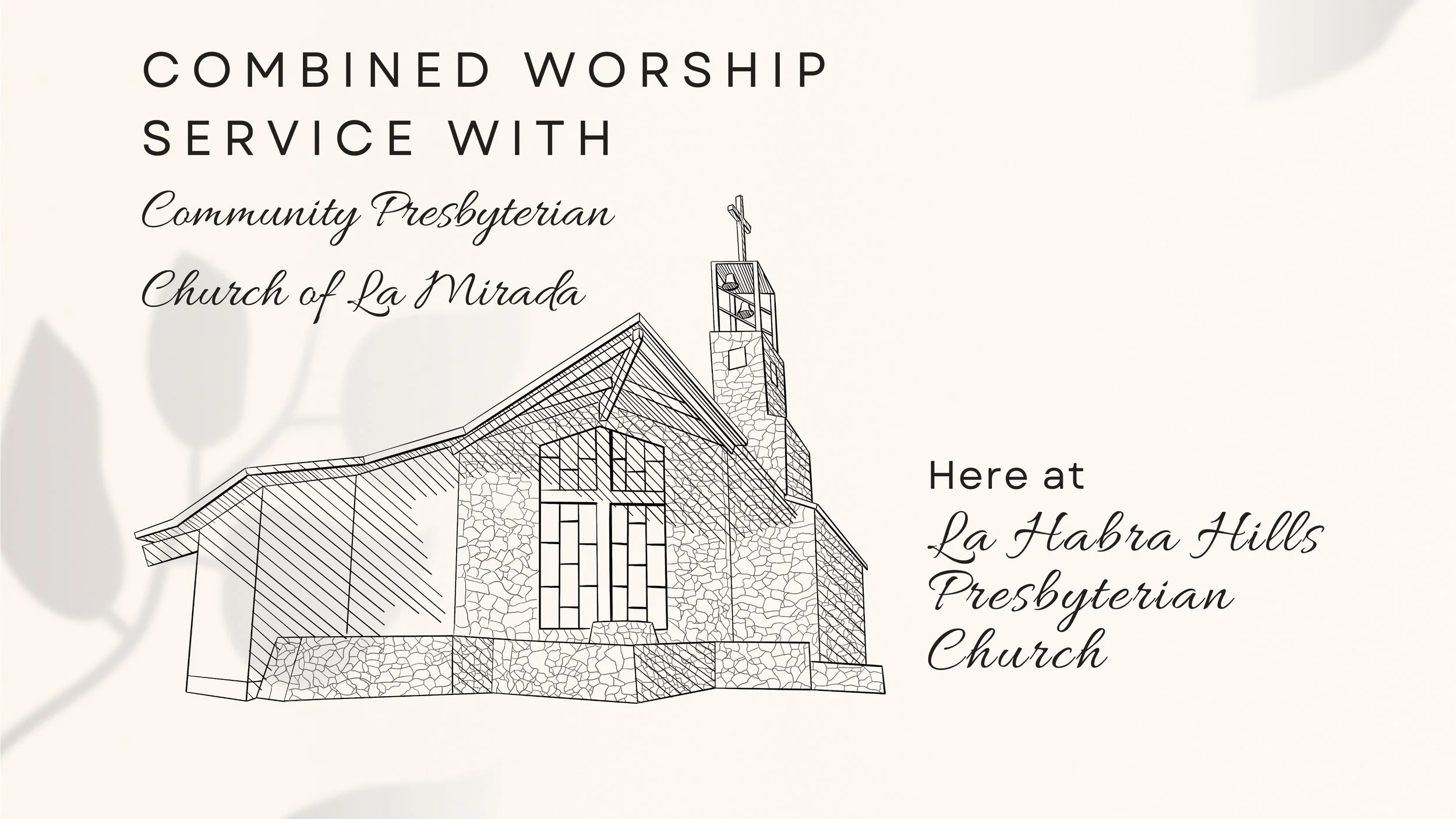 Annual Combined Worship Service