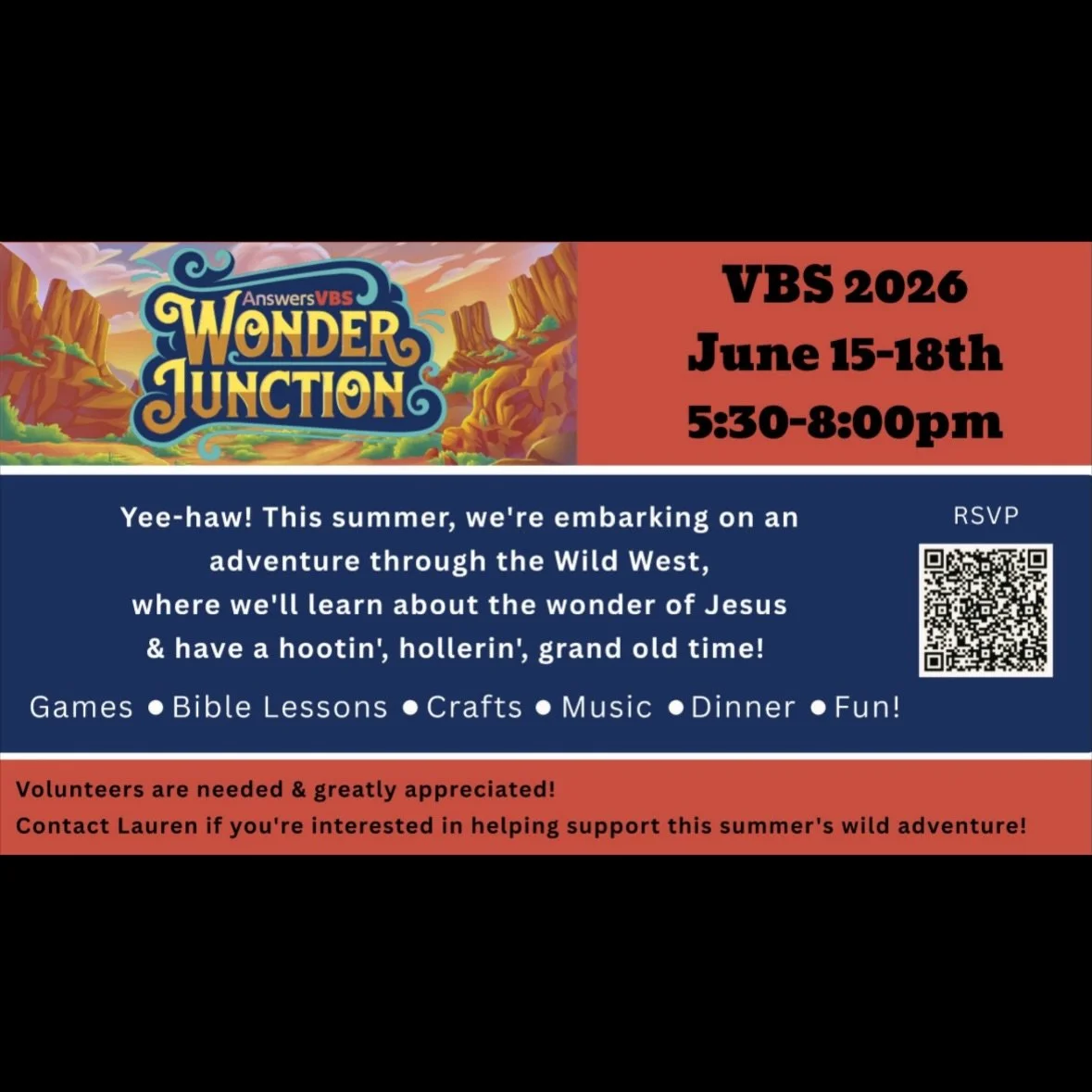 Vacation Bible School is almost here!