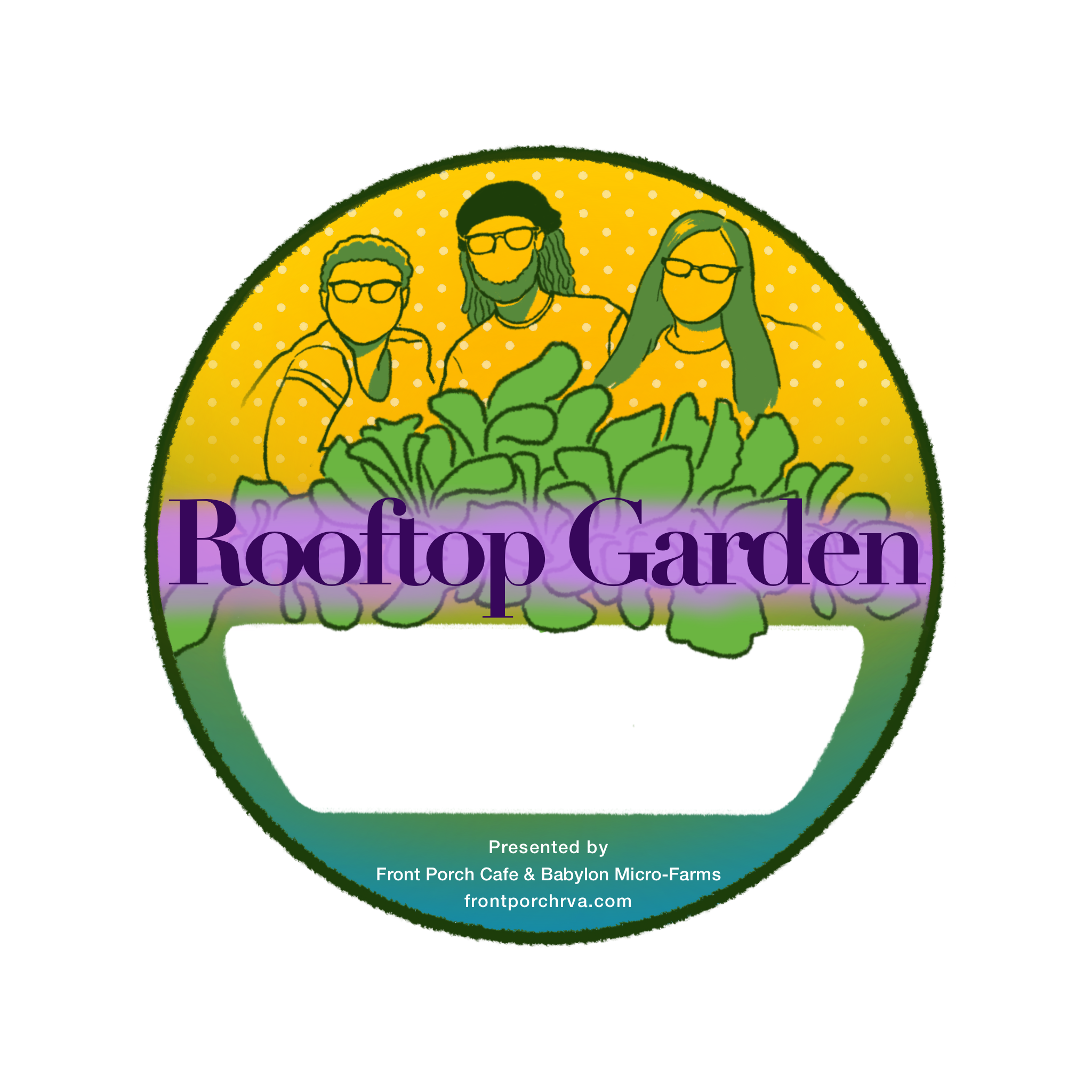 Produce sticker for Babylon Micro-Farms project (2022)