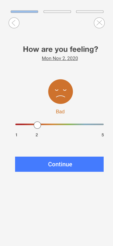 Rating scale