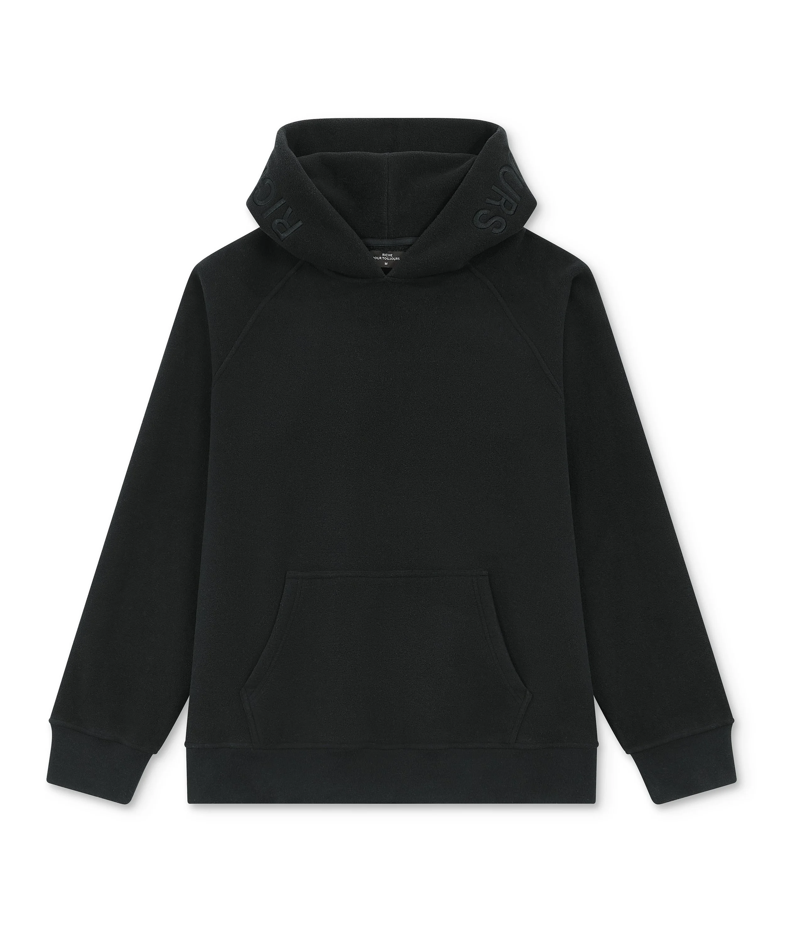 Logo Print Fleece Pullover Hoodie