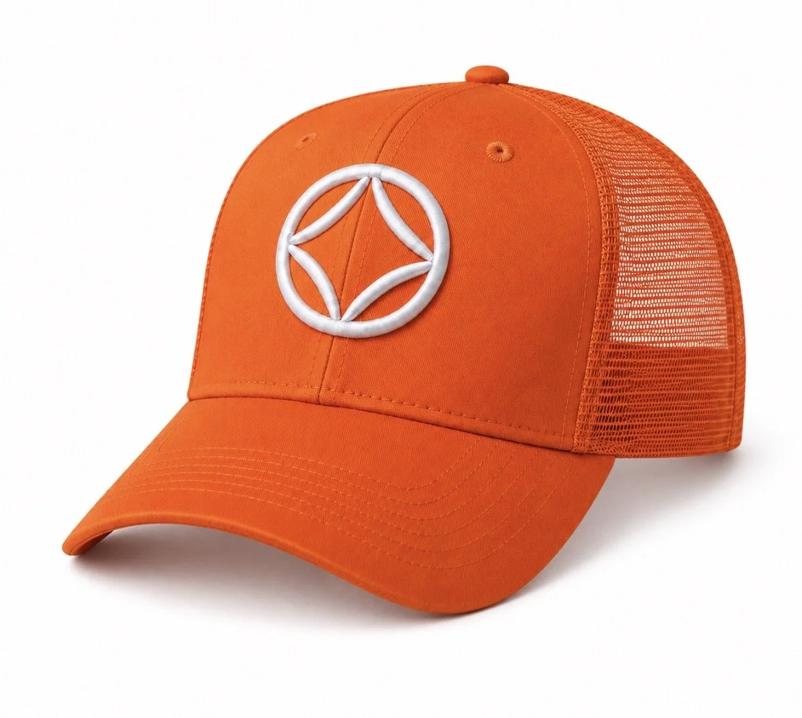 Forever Logo Snapback - Summer Orange