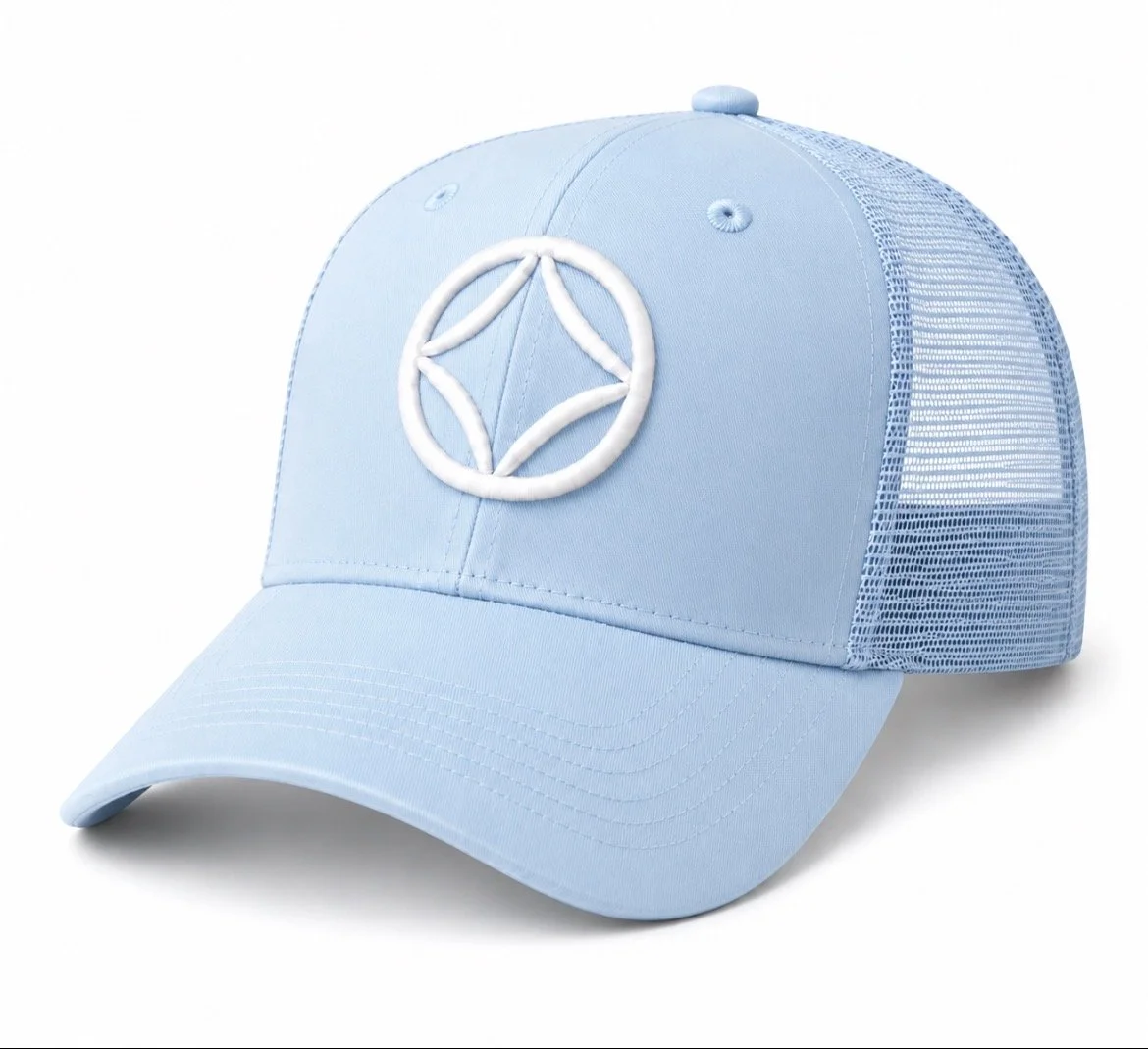 Forever Logo Snapback - Ice Blue