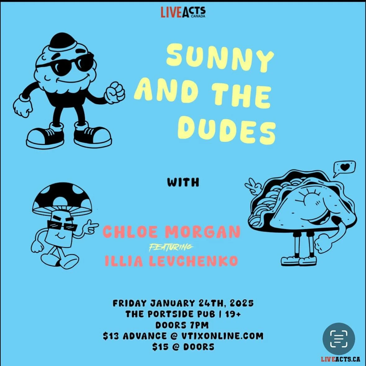 🚨 !!show announcement!! 🚨 

Come party at The Portside on Jan 24 🤠 new songs await you