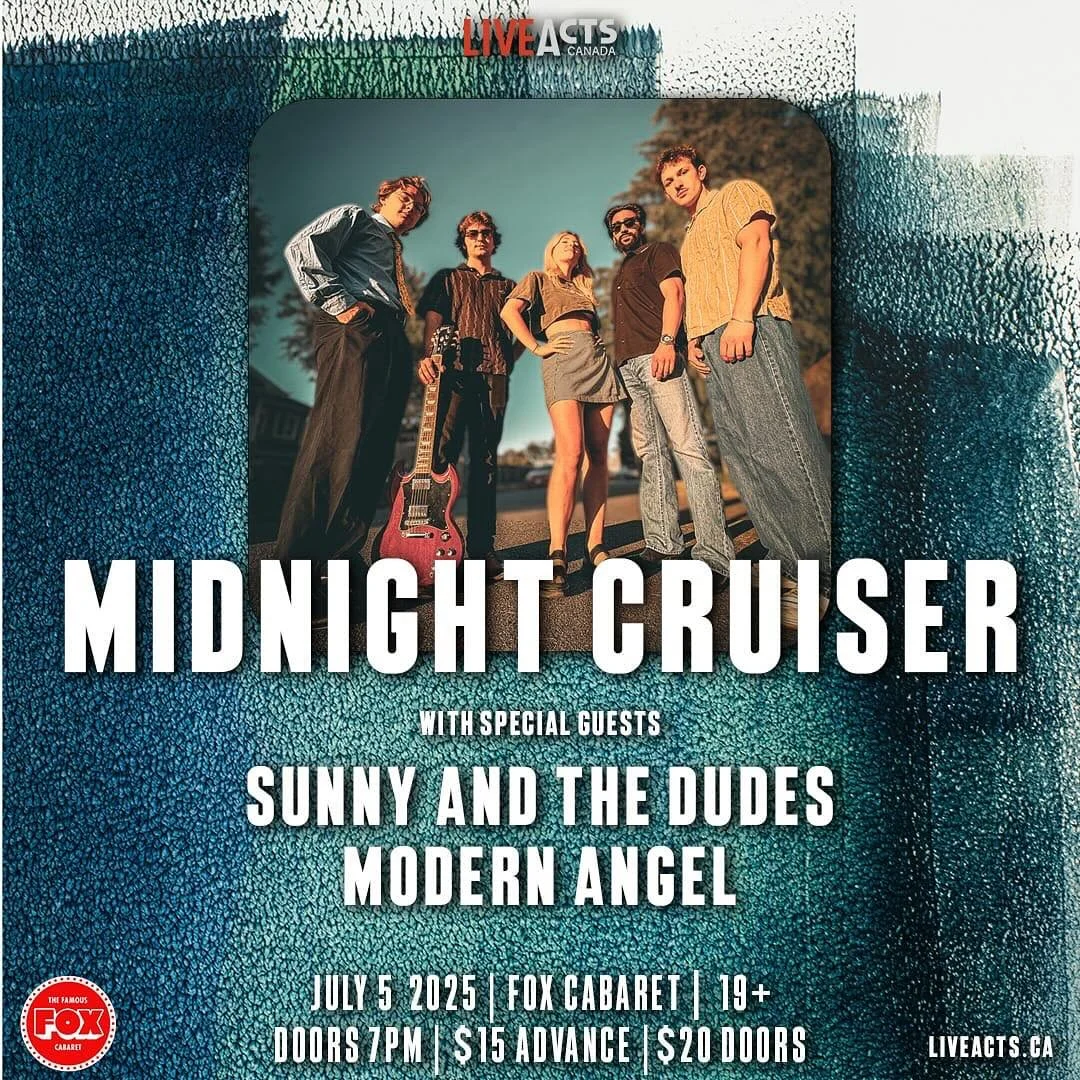 Swipe to hear the new trend at our shows, &ldquo;DUUUUUUUUUDES&rdquo;

We are stoked to announce another night at the Fox on July 5!!!

Supporting new friends @midnightcruiserband and alongside @modernangelofficial for the second time in a row!! Shou