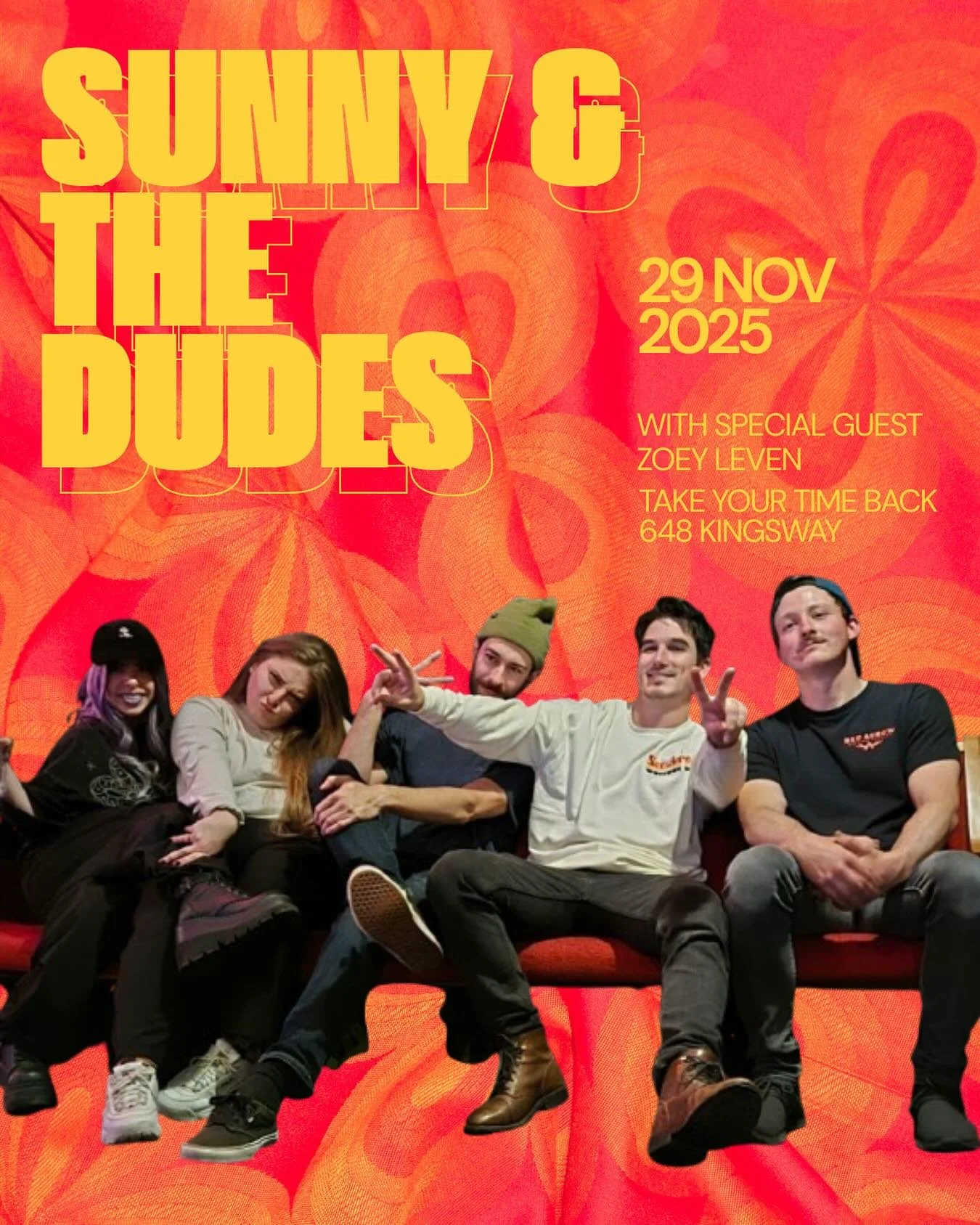 We can not wait to see you at our next show! Tickets in bio! Expected to sell out 🤠 

📣 Nov 29 at @takeurtimeback with very special guest @zoeyleven 📣