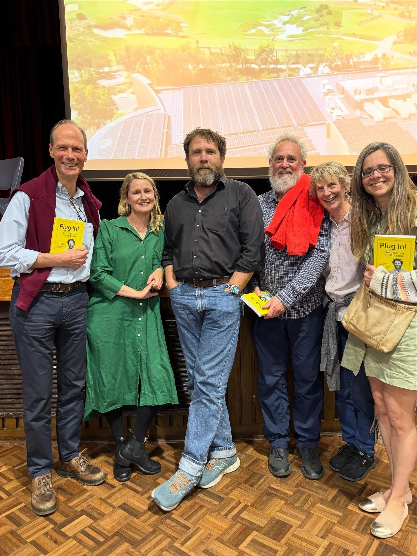 Such an interesting night out for a few of the QCAN gang to see @rewiringaus &lsquo;s Saul Griffith. Thanks @geelong_sustainability for the fantastic event. We are feeling very inspired!!