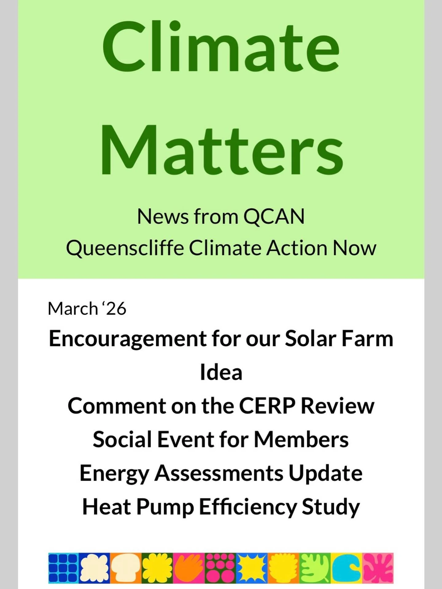 Our latest newsletter is out - sign up to receive it at our website (link in bio) and hear all about the latest Climate news in Queenscliffe!!