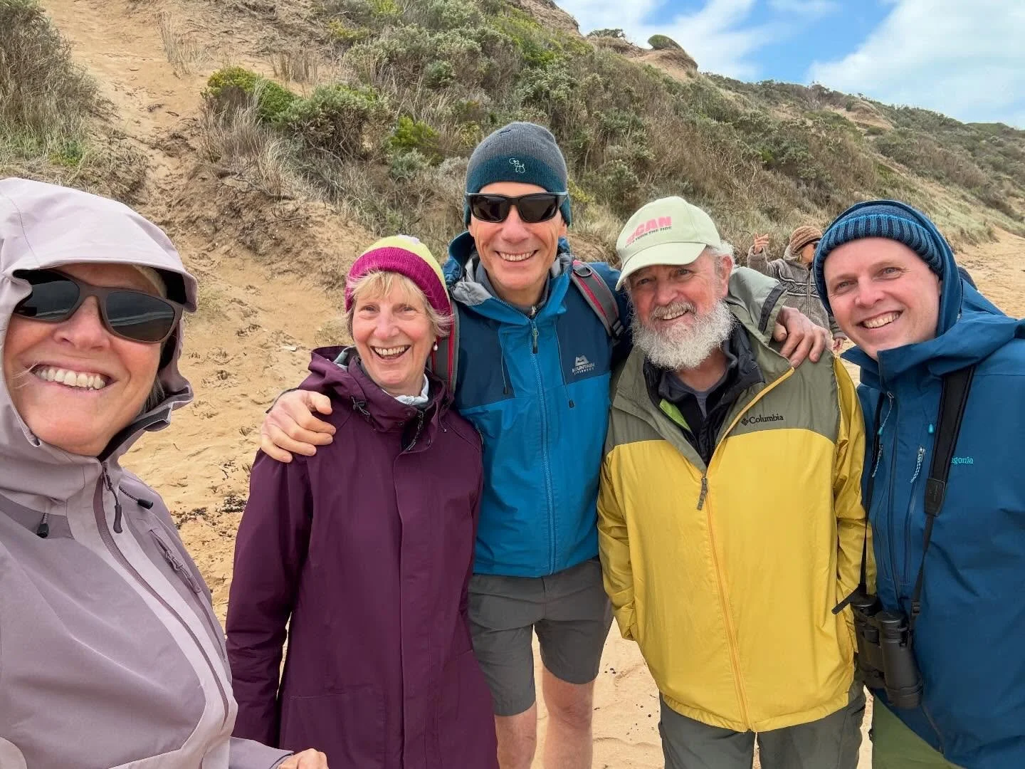 QCAN members joining last Sunday&rsquo;s Dunes Walk organised by @swanbayenvironment 
Local geologist Dr Sanja Van Huet shared her expert knowledge and passion for the coastal environment, specifically the formation, history and fragility of the sand