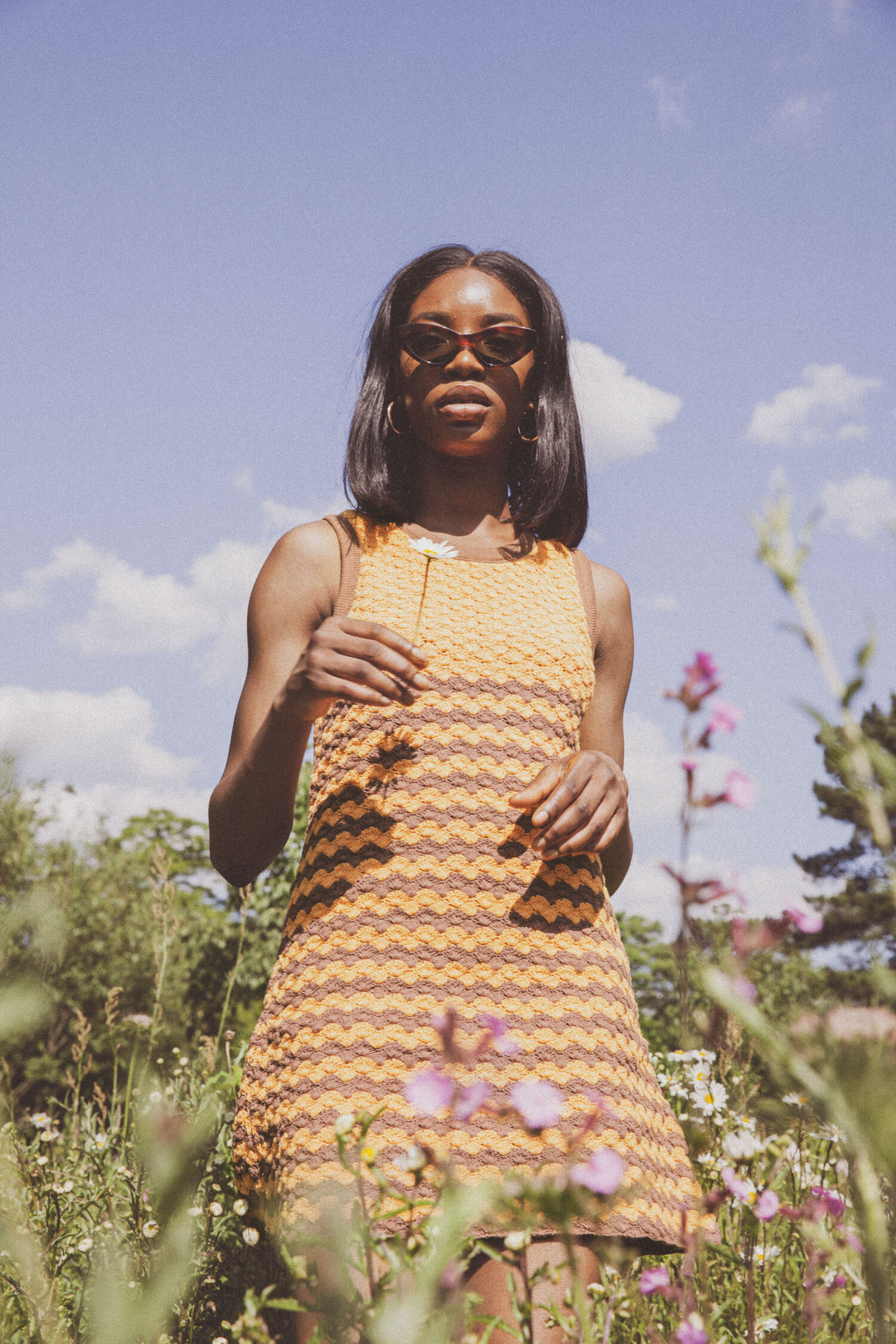 Reet Petite crochet dress