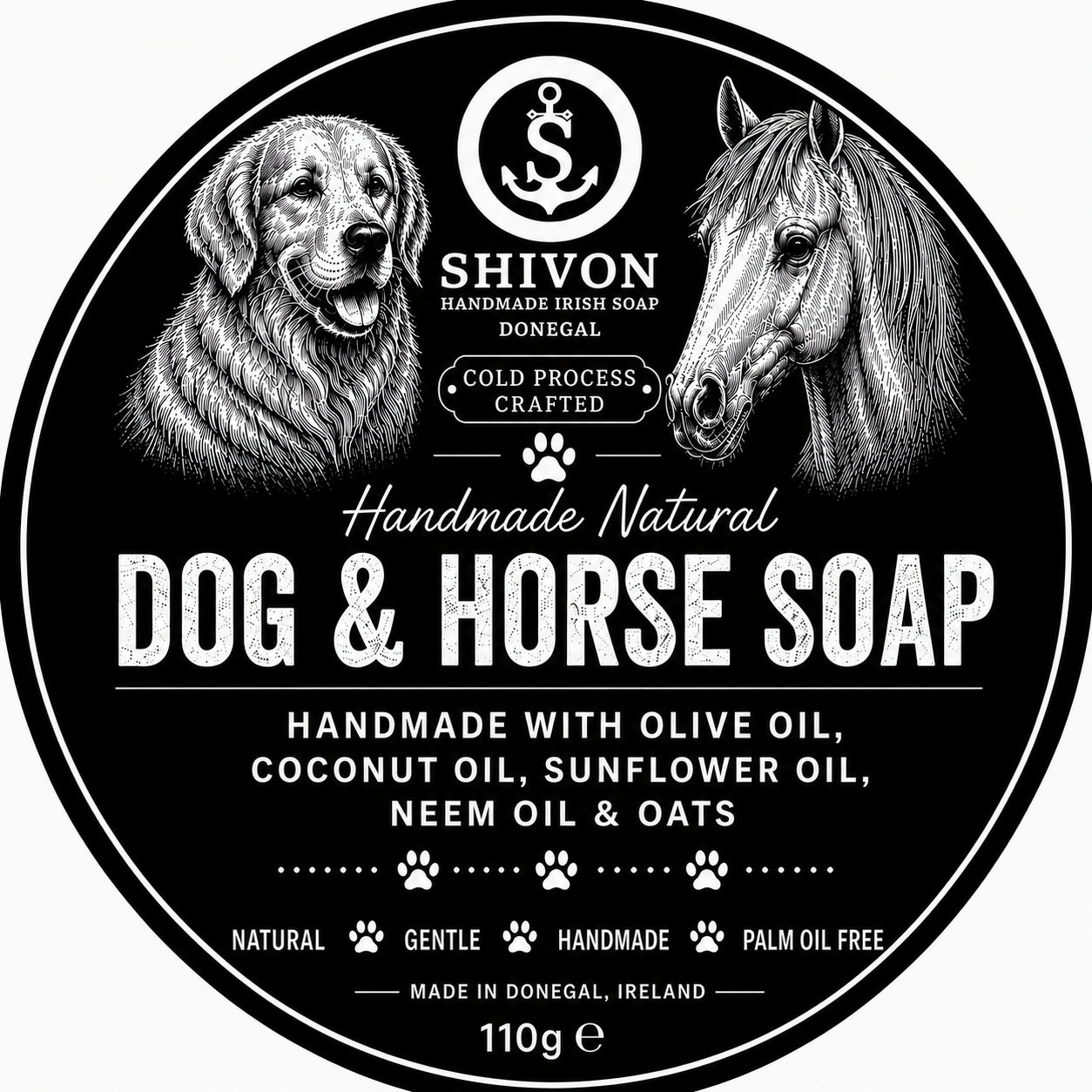 Shivon Dog & Horse Handmade Natural Soap
