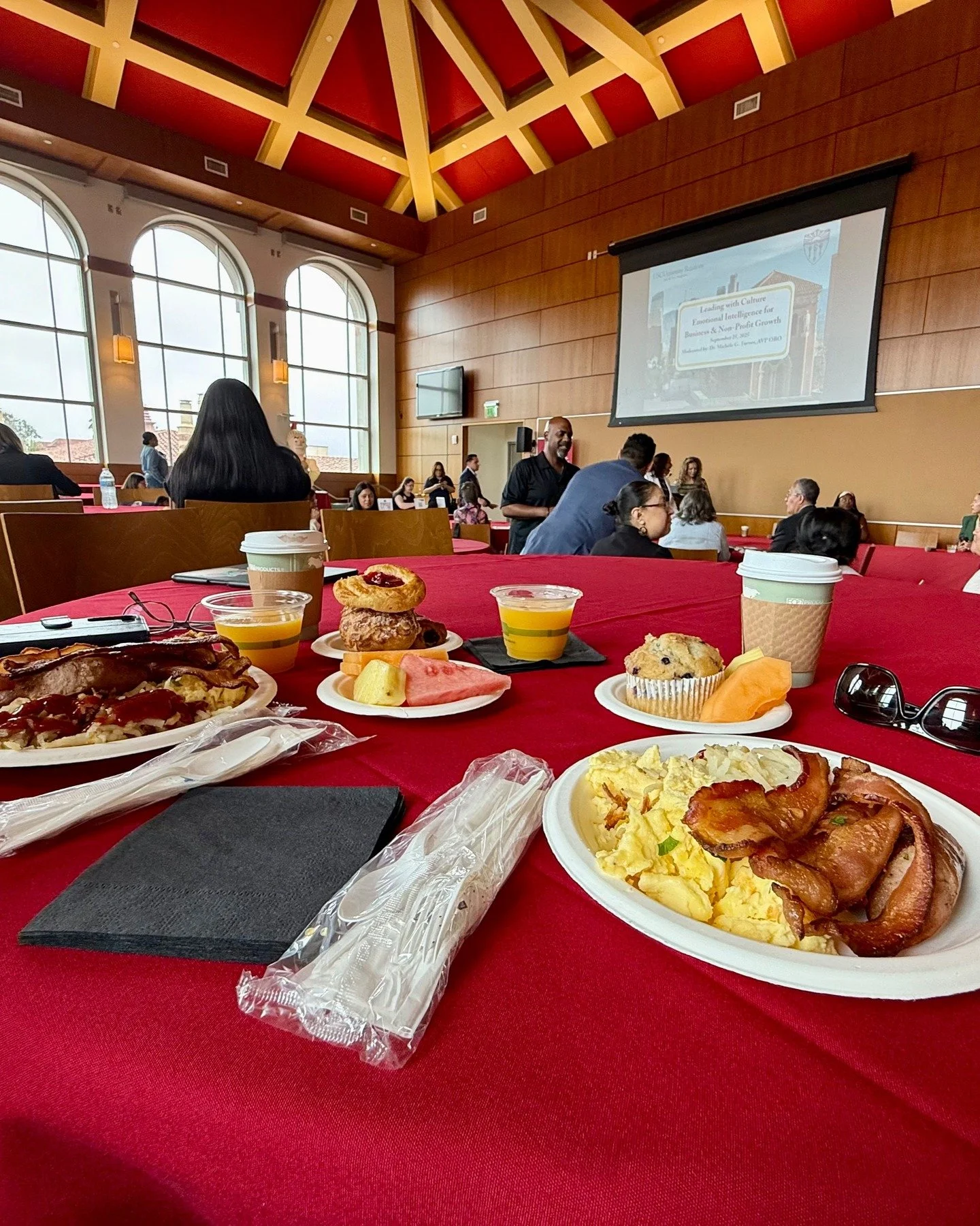 Productive morning with my USC family.