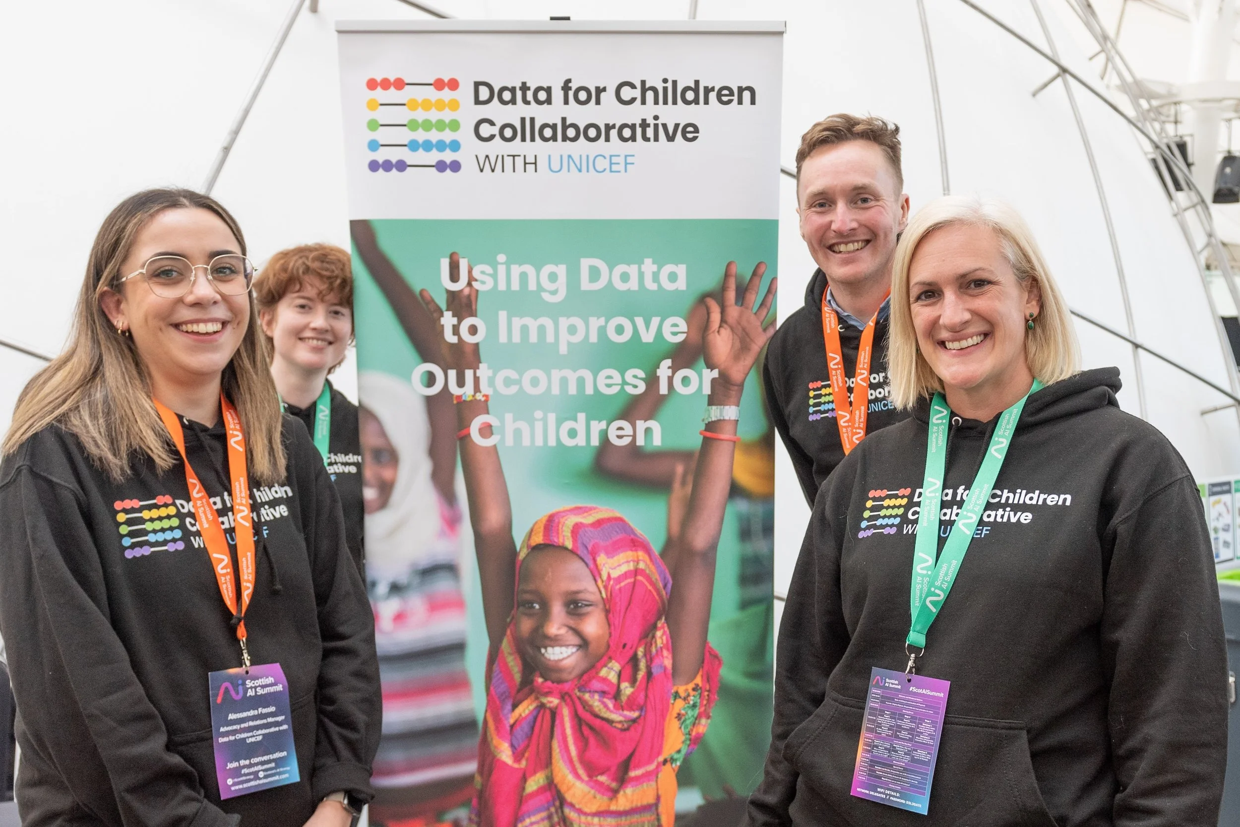 Data for Children Collaborative with UNICEF at the Scottish AI Summit