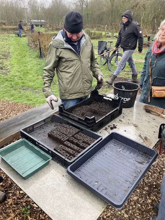 Open werkdag Thema 'zaaien, planten en oogsten'