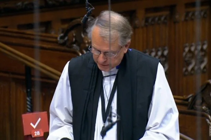 Above: Lord Bishop of Durham speaking to the House of Lords in support of Amendment 31 on 9 September 2020