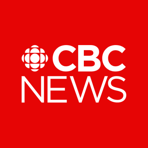 CBC News logo with CBC in white text and a white circular emblem on a red background.
