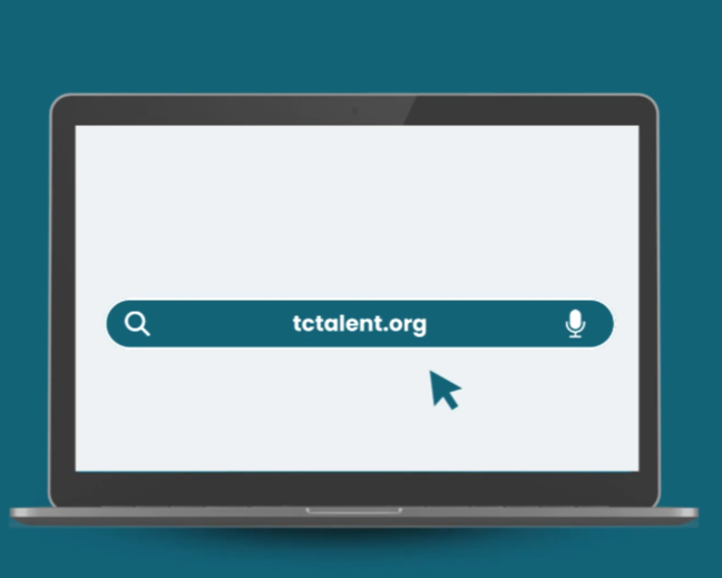 An image of a laptop including our TC website: https://tctalent.org