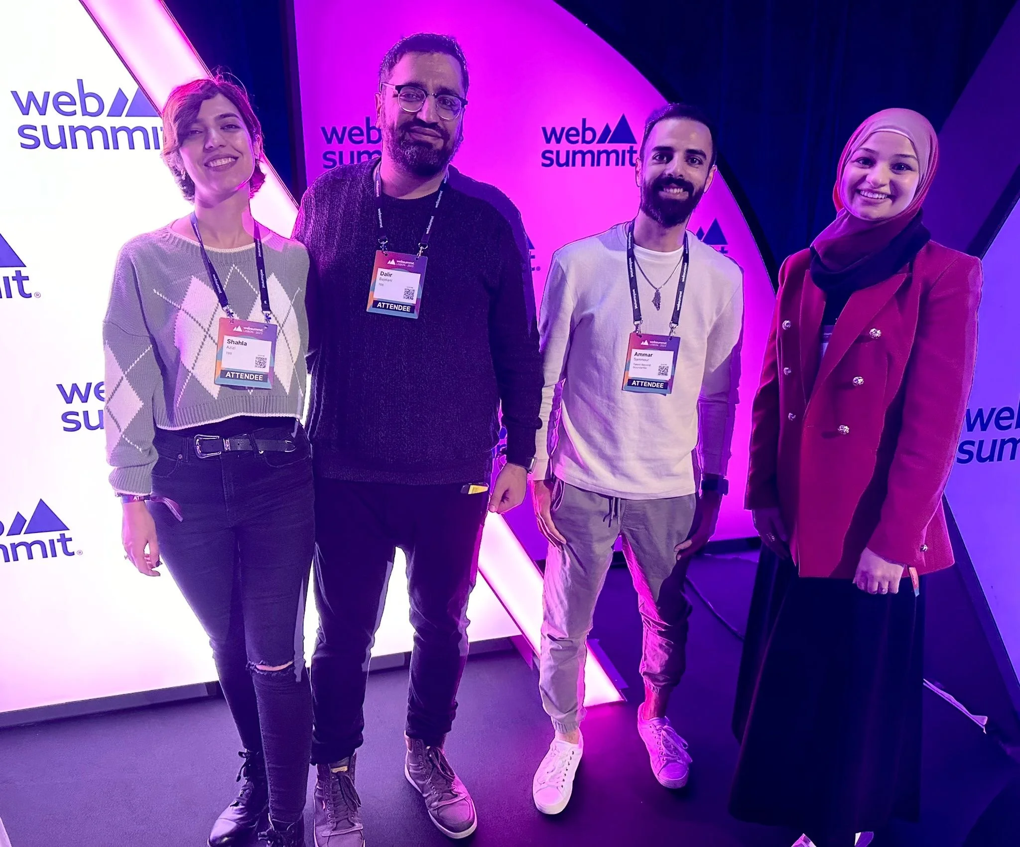Talent Beyond Boundaries Alumni at the Web Summit 2023