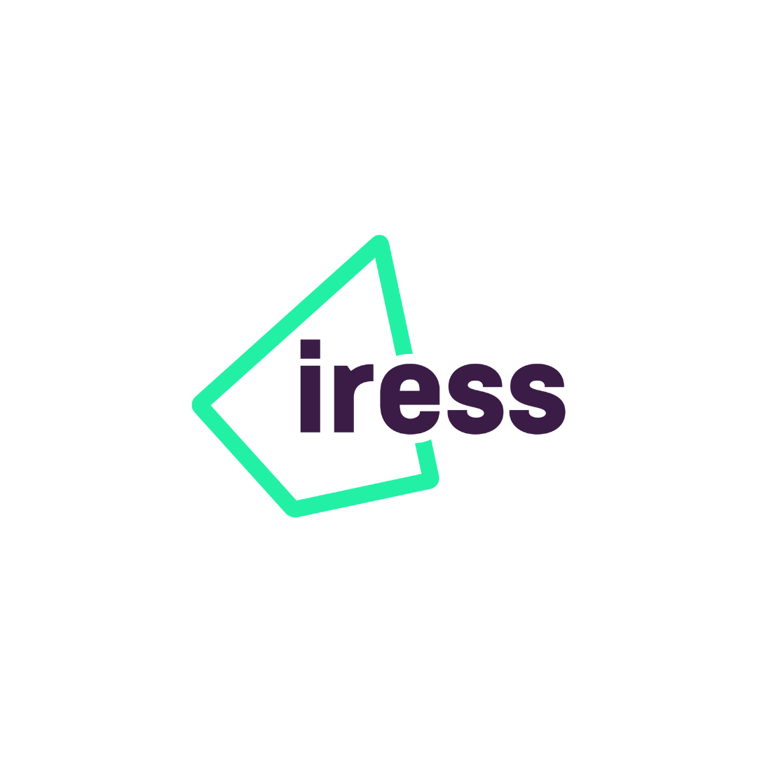 Neon outline of a shirt with the word 'shirt' inside it, and the word 'dress' overlaid in purple.