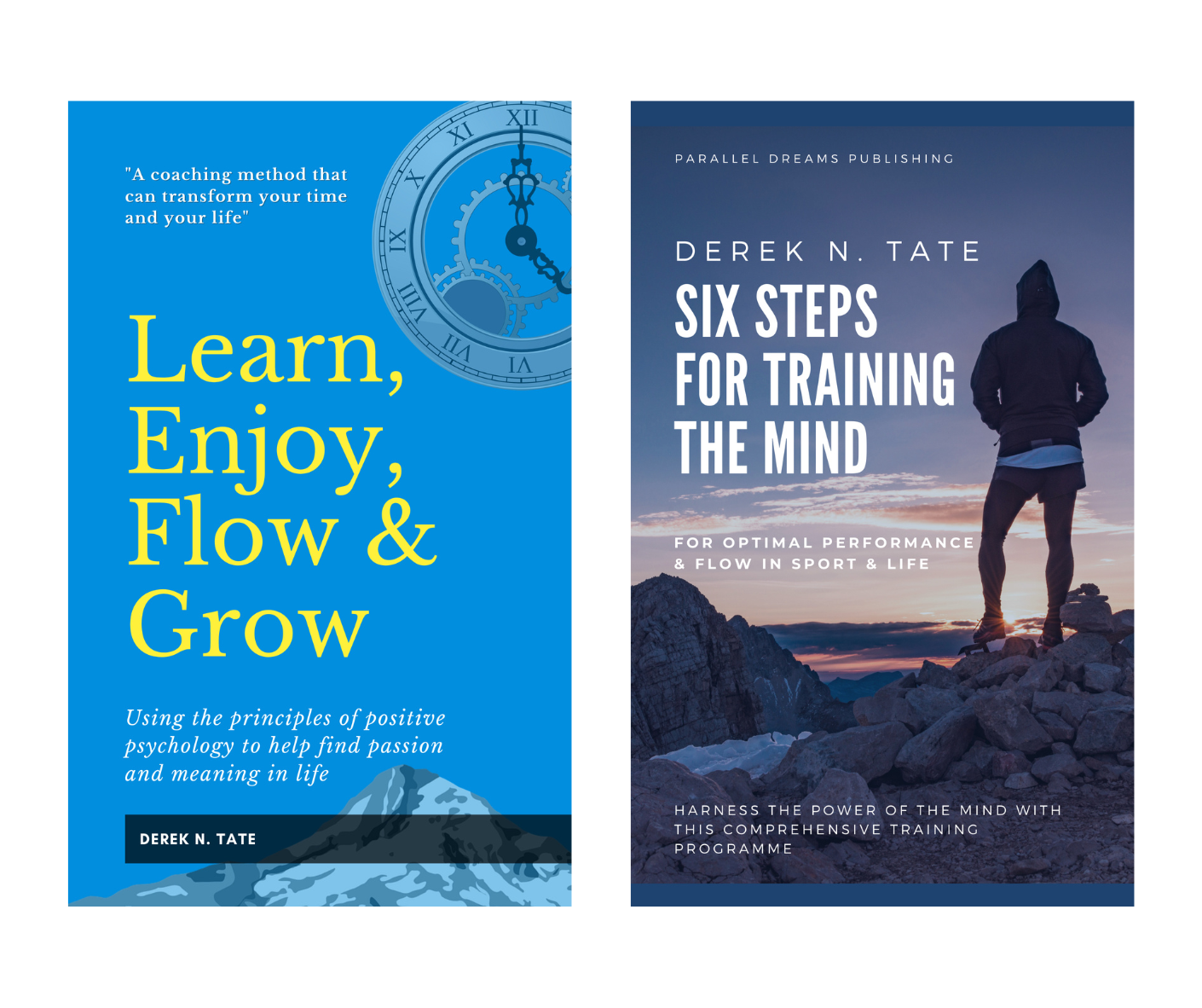 Signed copies of DEREK TATE’s BOOKS